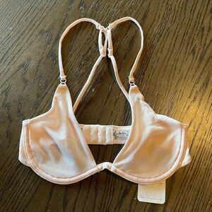 Free People light pink In The Mood underwire bra 32C, NWT